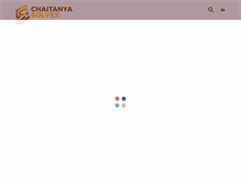 Tablet Screenshot of chaitanyasolvex.in